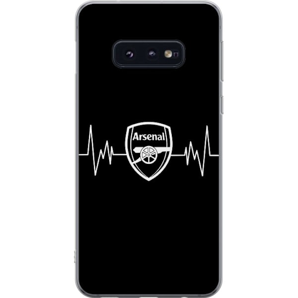 Samsung Galaxy S10e Genomskinligt Skal Arsenal