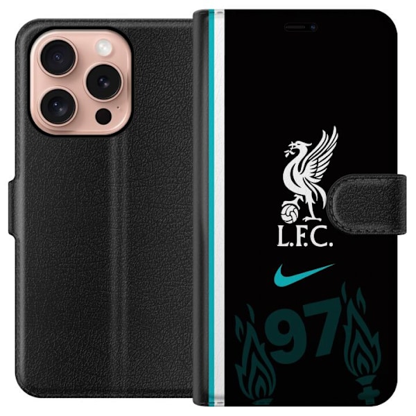 Apple iPhone 16 Pro Tegnebogsetui Liverpool FC