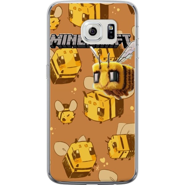Samsung Galaxy S6 edge Läpinäkyvä kuori Minecraft Bi