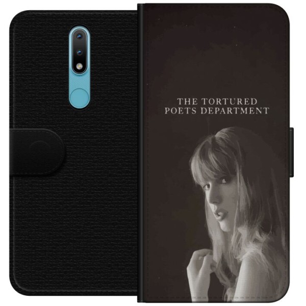 Nokia 2.4 Plånboksfodral Taylor Swift - the tortured poets de