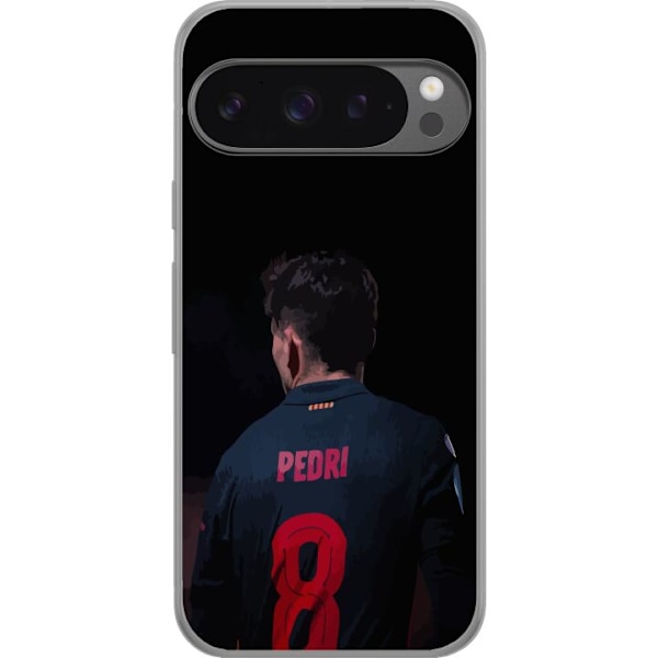 Google Pixel 9 Pro XL Läpinäkyvä kuori Pedri FC Barcelona J