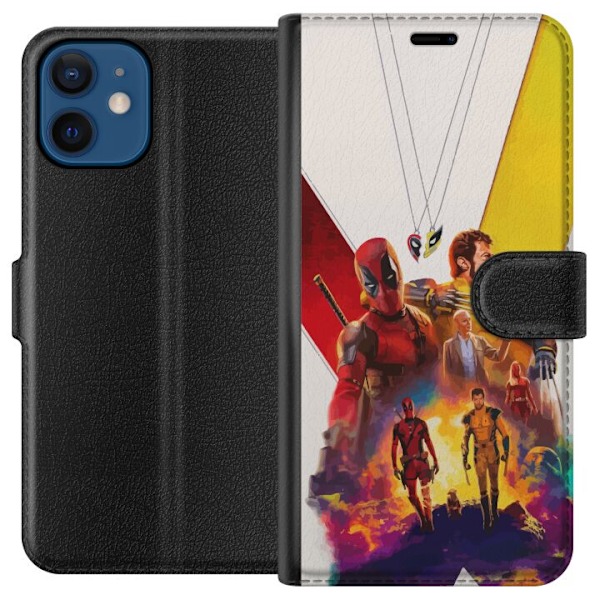 Apple iPhone 12 mini Lommeboketui Wolverine Deadpool