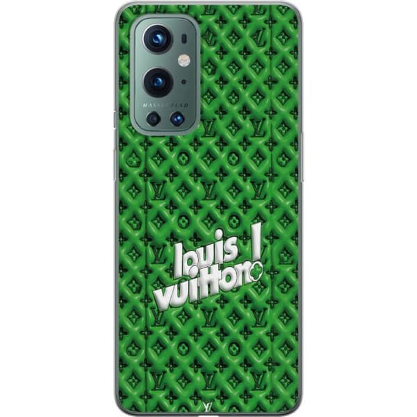 Kompatibelt Mobildeksel til OnePlus 9 Pro Inspirert grønt monogram med logo grønn