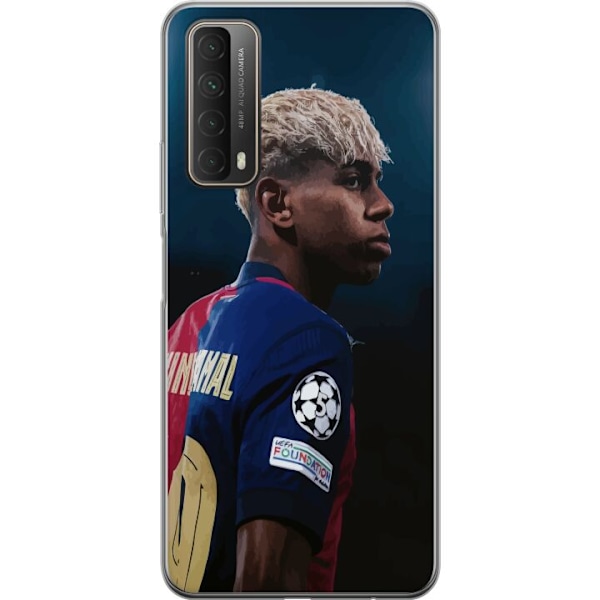 Huawei P smart 2021 Läpinäkyvä kuori Lamine Yamal - Barcelonan ihmelapsi fokuksessa