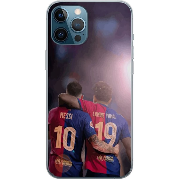 Apple iPhone 12 Pro Max Läpinäkyvä kuori Lamine Yamal VS Messi