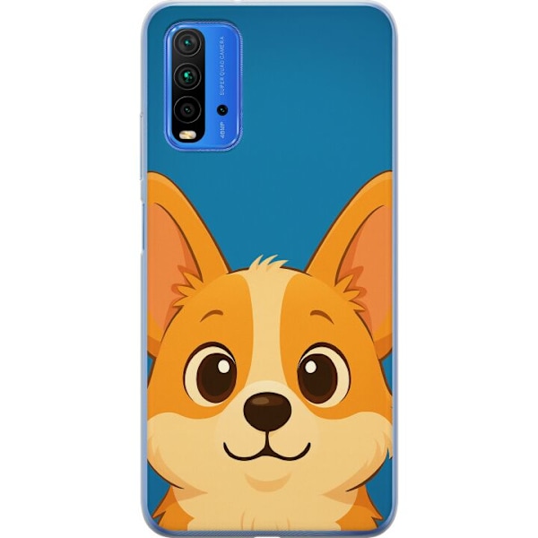 Xiaomi Redmi 9T Genomskinligt Skal Hello Corgi