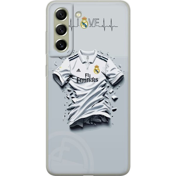 Samsung Galaxy S21 FE 5G Genomskinligt Skal Real Madrid