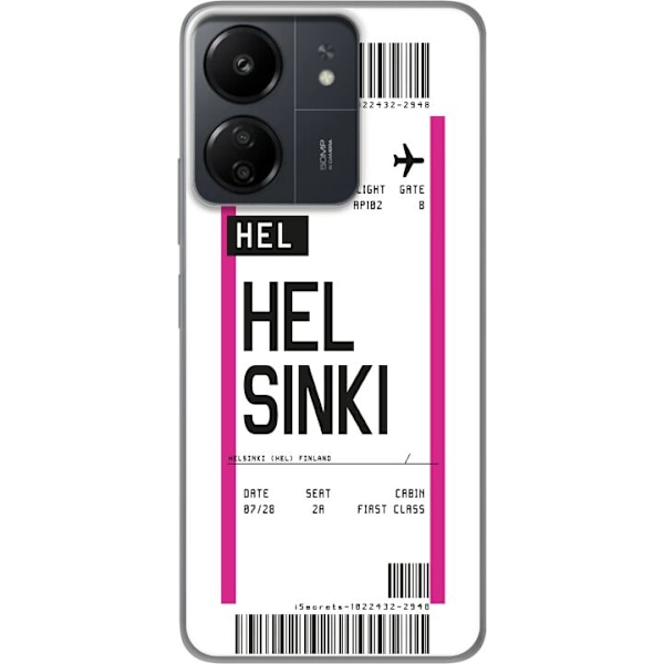 Xiaomi Redmi 13C Gjennomsiktig deksel Helsingfors