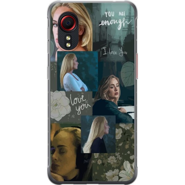 Samsung Galaxy Xcover 5 Genomskinligt Skal Adele