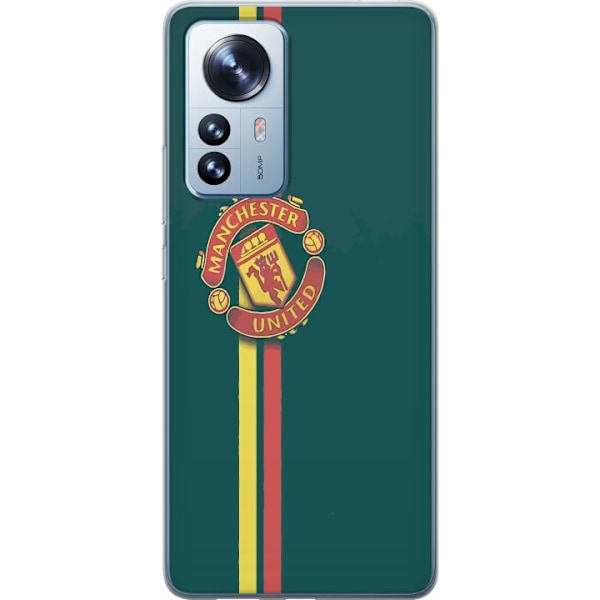 Xiaomi 12 Pro Gennemsigtig cover Manchester United F.C.