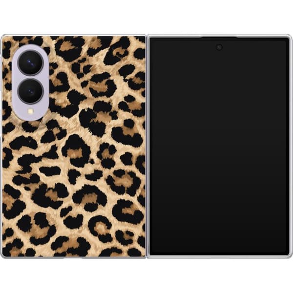Kompatibelt Mobildeksel til Samsung Galaxy Z Fold8 Brune leopardflekker brun