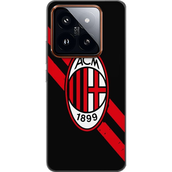 Xiaomi 14 Pro Gennemsigtig cover AC Milan