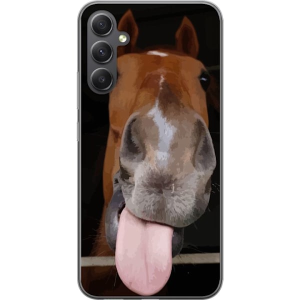 Samsung Galaxy A25 Läpinäkyvä kuori Rauhallinen hevonen
