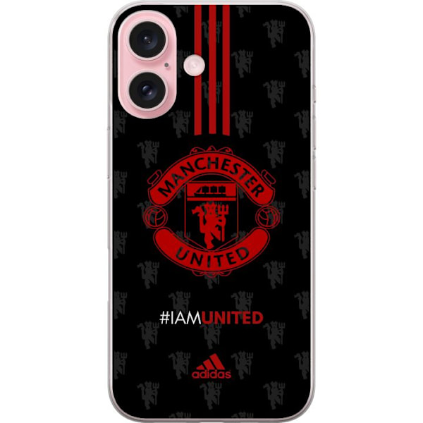 Apple iPhone 16 Läpinäkyvä kuori Manchester United FC