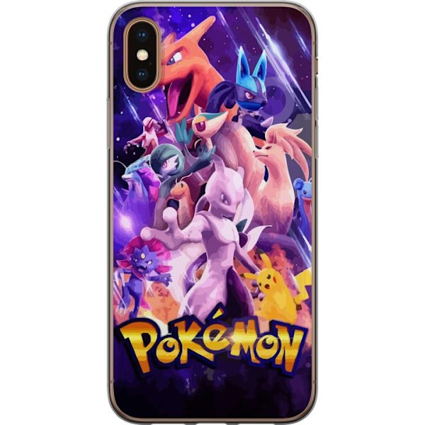 Apple iPhone XS Max Gennemsigtig cover Pokemon