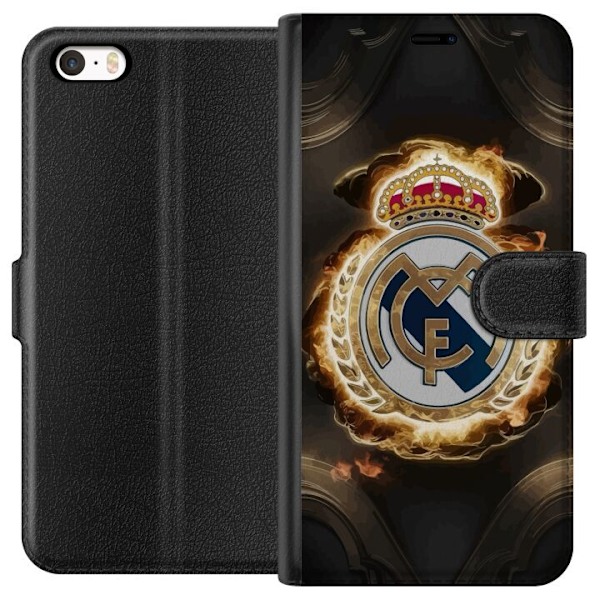 Apple iPhone 5 Lompakkokotelo Real Madrid