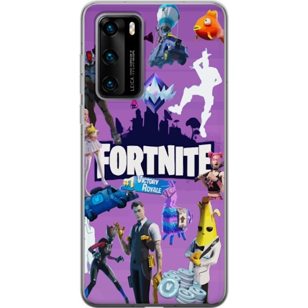 Huawei P40 Genomskinligt Skal Fortnite