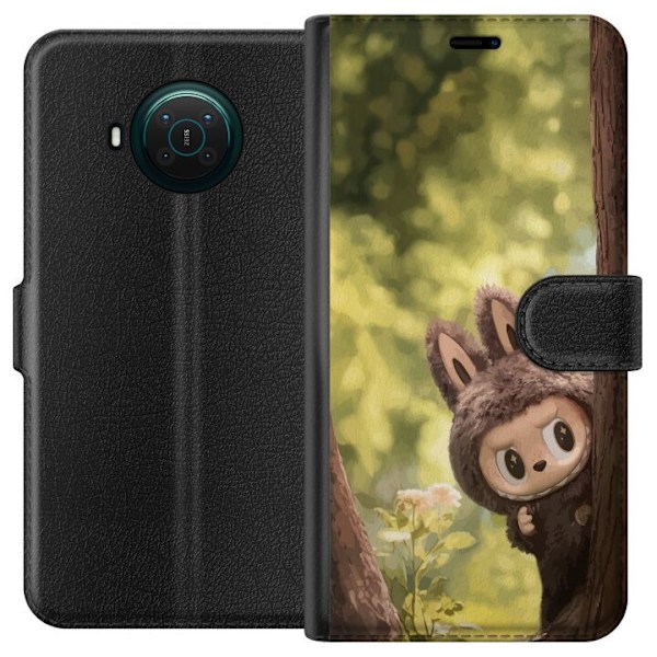 Nokia X10 Lommeboketui Labubu Graffiti Vibes – Gatukunst i Monsterform