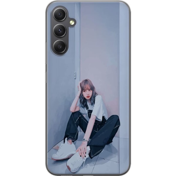 Samsung Galaxy A15 5G Läpinäkyvä kuori Lisa from Blackpink – K-pop Style Icon