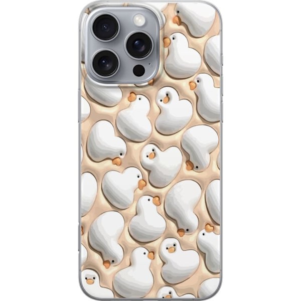 Apple iPhone 16 Pro Max Gennemsigtig cover Boblende Ænder