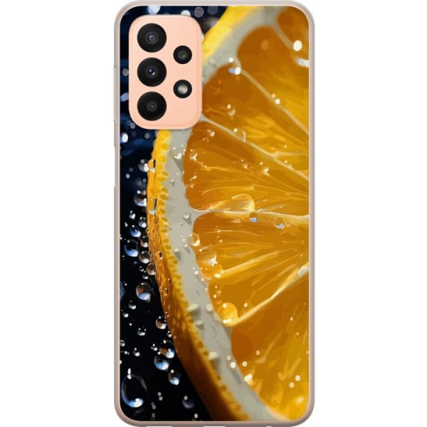 Samsung Galaxy A23 5G Gennemsigtig cover Appelsin