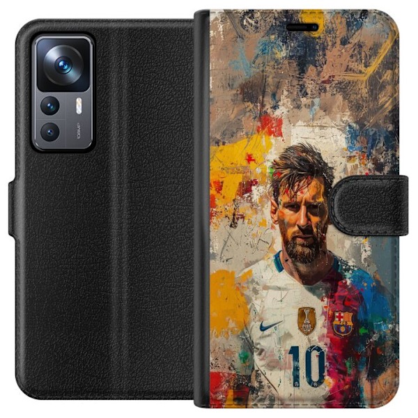 Xiaomi 12T Pro Lompakkokotelo Messi Art