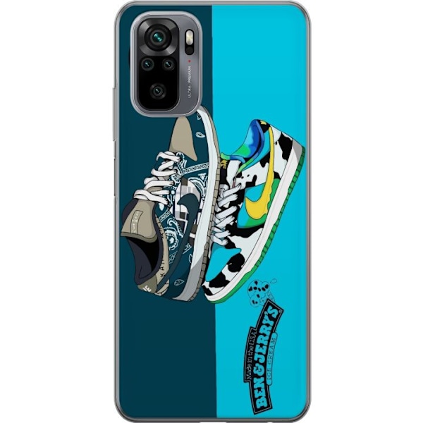 Xiaomi Redmi Note 10S Läpinäkyvä kuori Nike