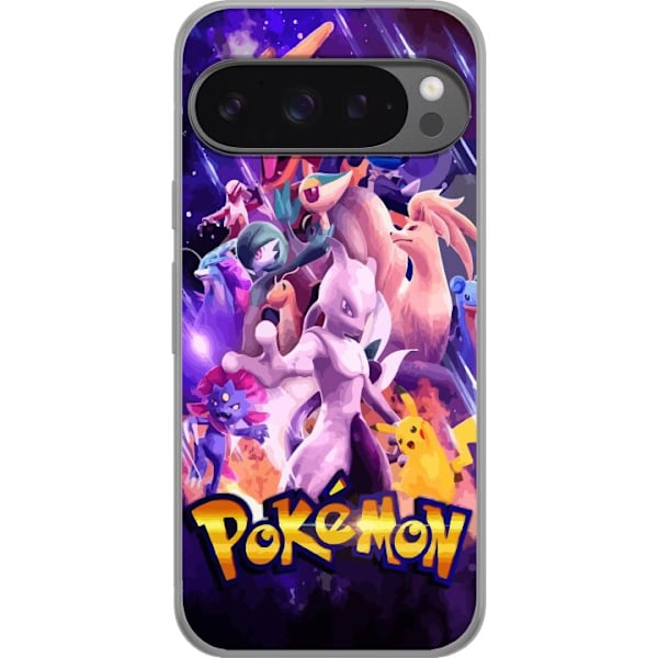 Google Pixel 9 Pro XL Läpinäkyvä kuori Pokémon