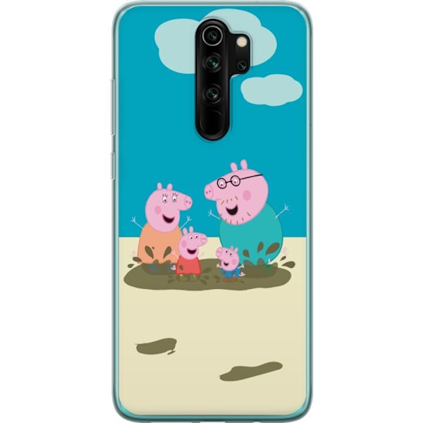 Xiaomi Redmi Note 8 Pro  Gjennomsiktig deksel Greta Gris Famil