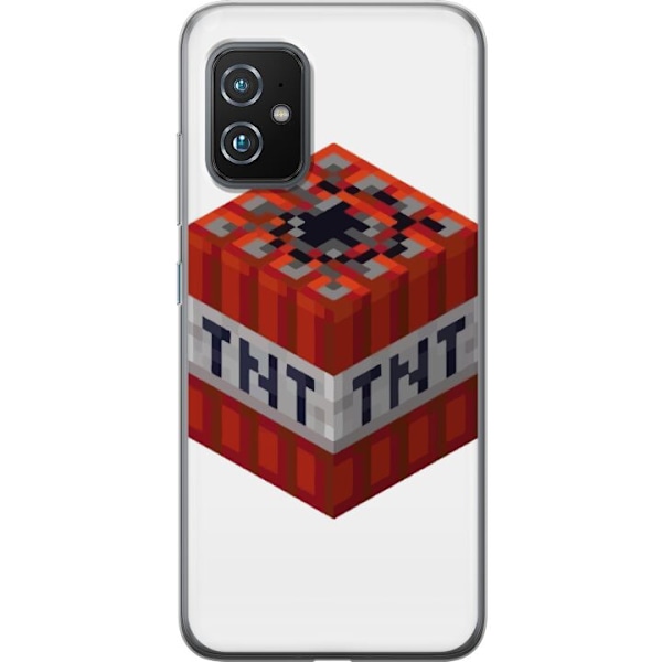 Asus Zenfone 8 Gjennomsiktig deksel Minecraft TNT