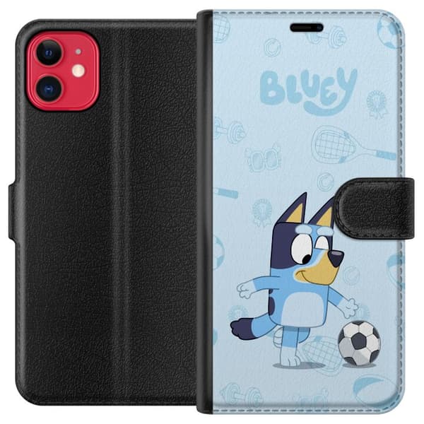 Kompatibel Tegnebogsetui til Apple iPhone 11 Bluey