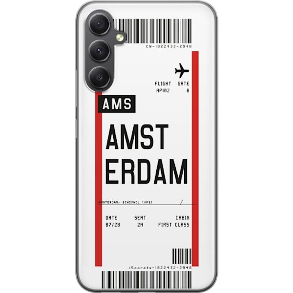 Samsung Galaxy A15 5G Genomskinligt Skal Amsterdam