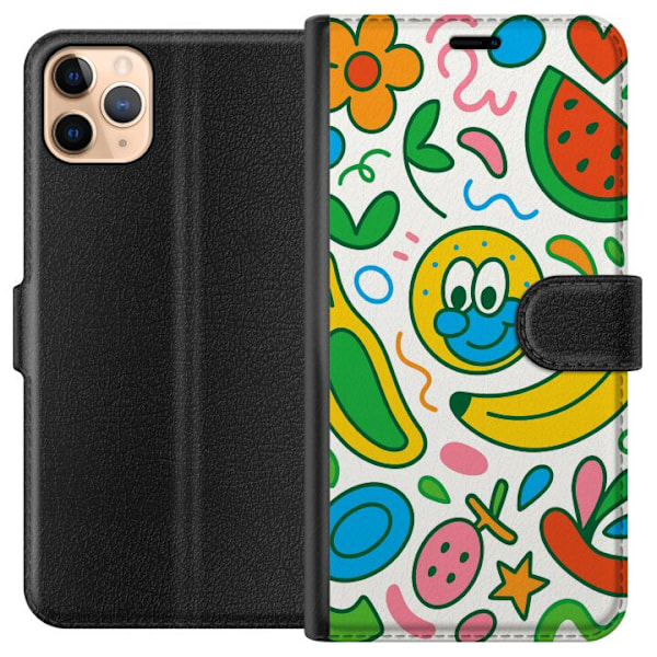 Apple iPhone 11 Pro Max Lompakkokotelo Perhosverho