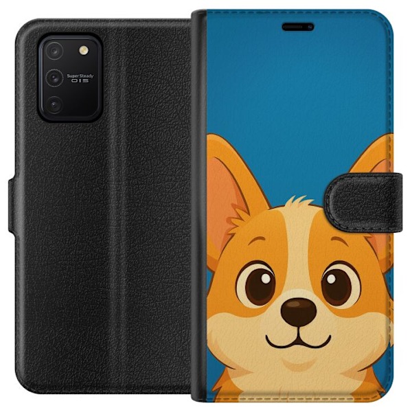 Samsung Galaxy S10 Lite Lompakkokotelo Hello Corgi