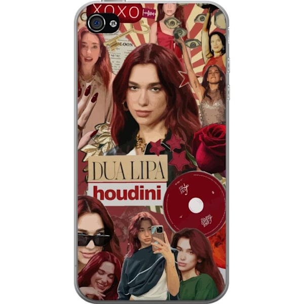 Apple iPhone 4 Läpinäkyvä kuori Dua Lipa – Fashion & Style Edit