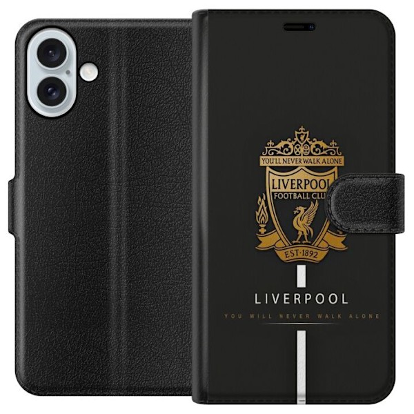 Apple iPhone 16 Plus Plånboksfodral Liverpool L.F.C.