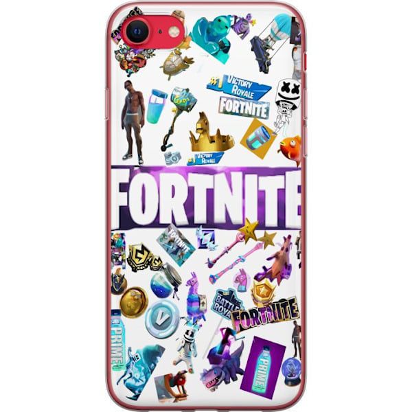 Apple iPhone 7 Gennemsigtig cover Fortnite