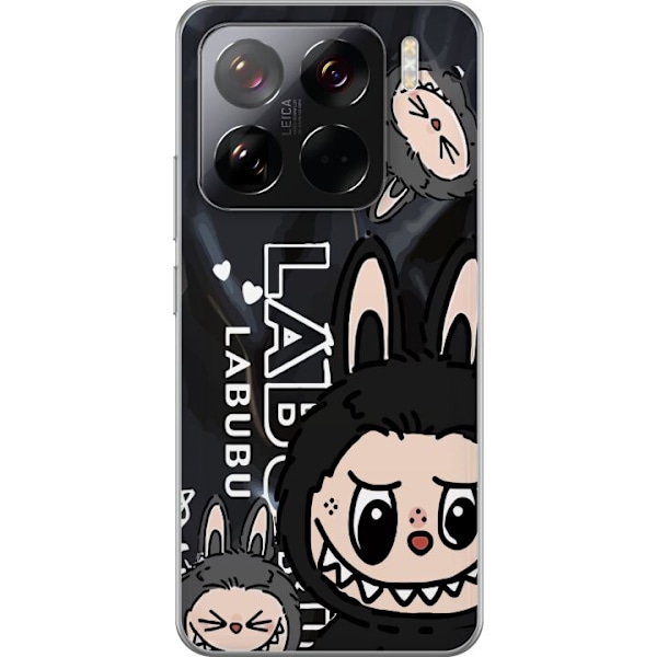 Xiaomi 15 Pro Gennemsigtig cover <nl>Labubu Black Energy - Sor