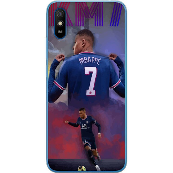 Xiaomi Redmi 9A Genomskinligt Skal MAP Fotboll Design Grafiskt Mönster Modern Sportmotiv Trend Fotboll Populär Grafisk Stil Motiv