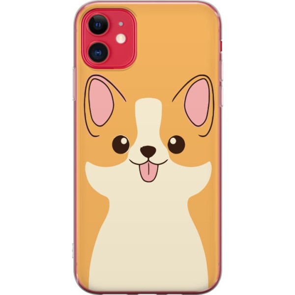 Apple iPhone 11 Gennemsigtig cover Corgi