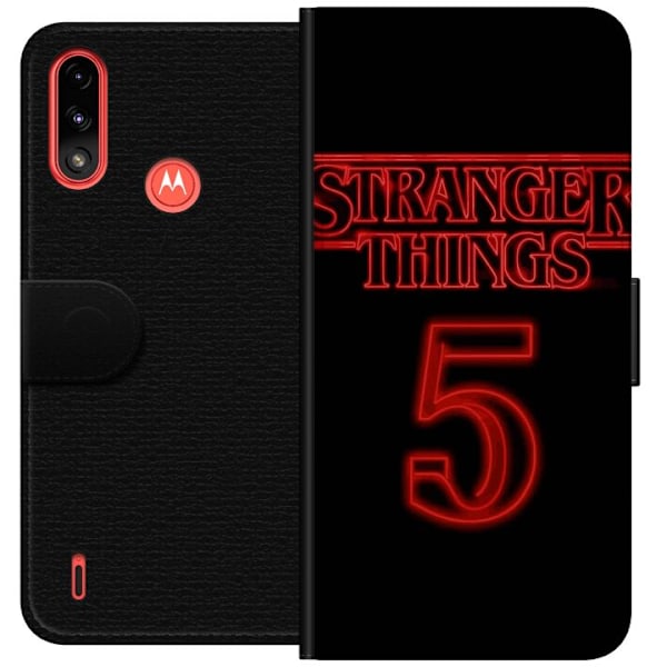 Motorola Moto E7 Power Plånboksfodral Stranger Things 5