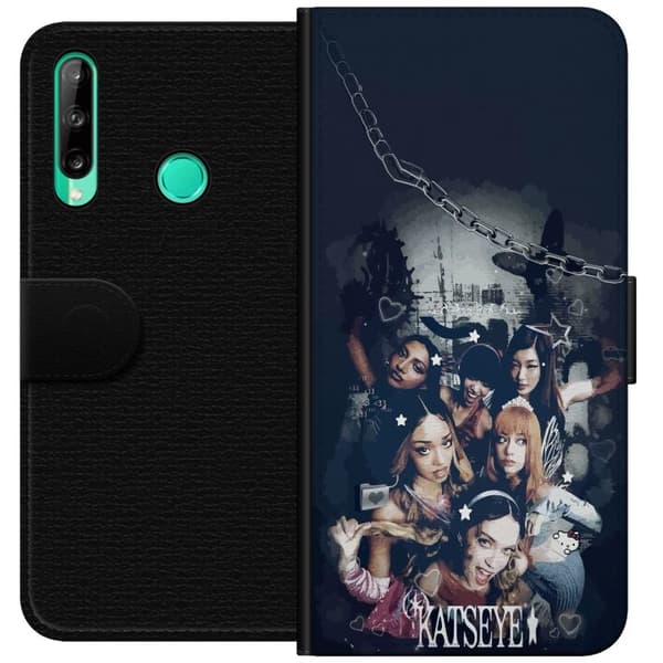 Kompatibelt Lommeboketui til Huawei P40 lite E KATSEYE svart