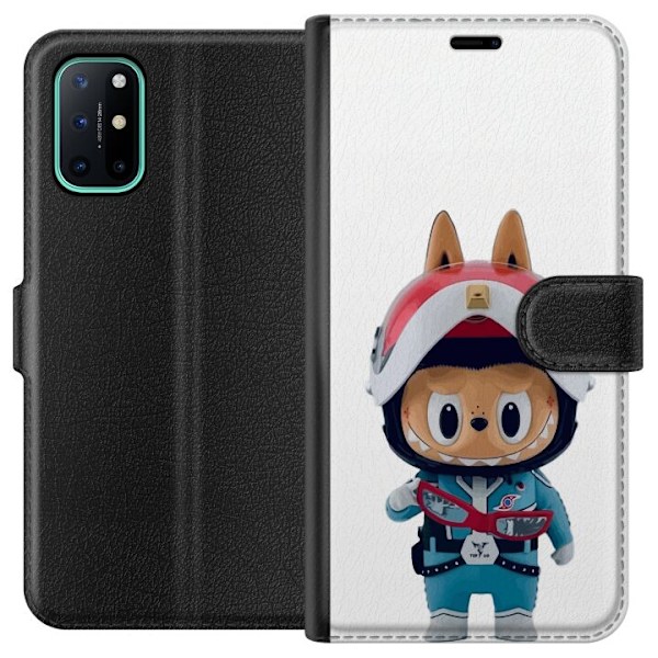 OnePlus 8T Lompakkokotelo How2work Labubu hirviöt x Ultraman