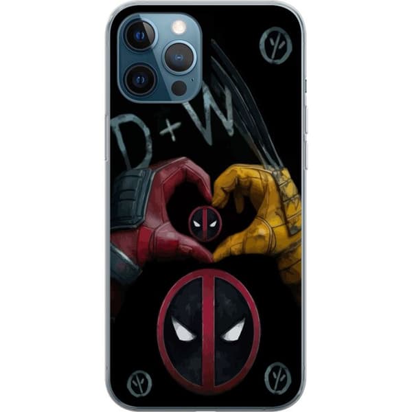 Kompatibelt Mobildeksel til Apple iPhone 12 Pro Deadpool & Wolverine Kjærlighet