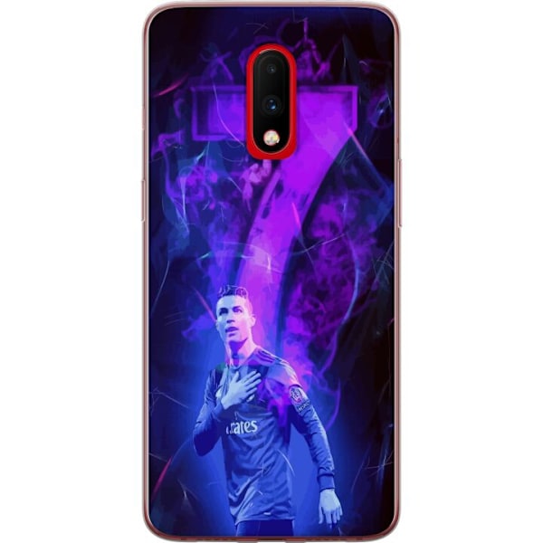 OnePlus 7 Läpinäkyvä kuori Ronaldo 7