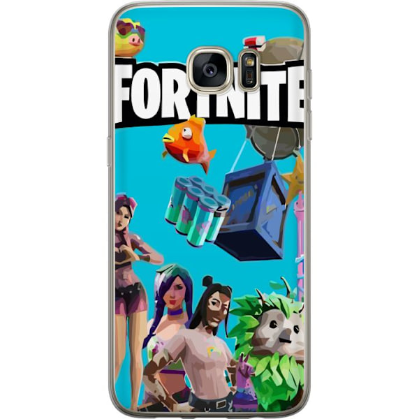 Samsung Galaxy S7 edge Gennemsigtig cover Fortnite