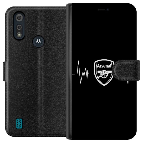 Motorola Moto E6i Lompakkokotelo Arsenal