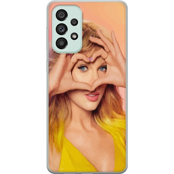 Samsung Galaxy A73 5G Gennemsigtig cover Taylor Swift