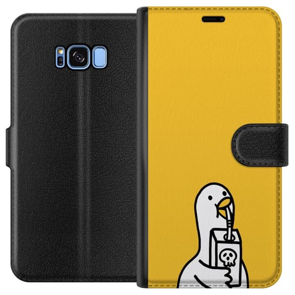 Kompatibelt Lommeboketui til Samsung Galaxy S8 Tegnet and