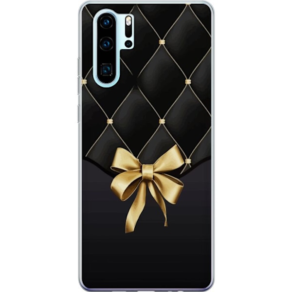 Huawei P30 Pro Genomskinligt Skal Lyxig Rosett